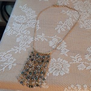 Beaded Fringe Necklace by Anne Klein